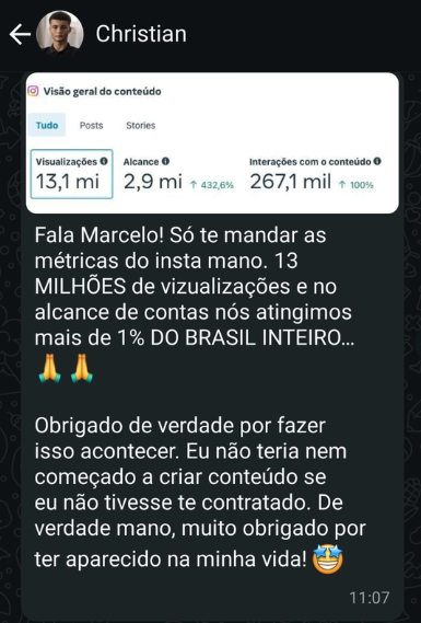 Depoimento do Christian